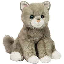 Amazon.co.jp: Douglas Rita ぬいぐるみ グレー 猫 ぬいぐるみ